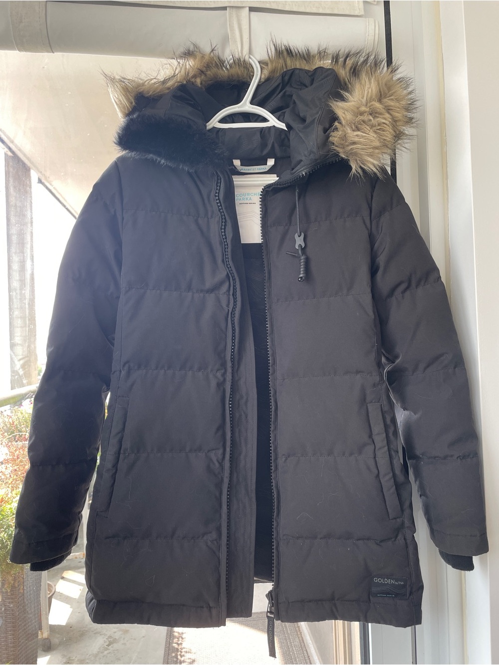Aritzia Tna The Powder Parka Down Winter Jacket Black Size XS
